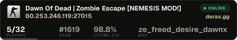 Dawn Of Dead | Zombie Escape [AmongUS MOD!]