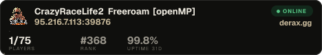 CrazyRaceLife2 Freeroam [openMP]