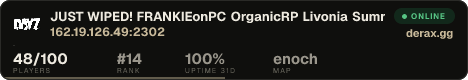JUST WIPED! FRANKIEonPC OrganicRP Livonia Summer