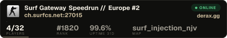 Surf Gateway » Speedrun // Europe #2