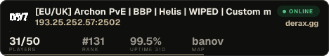 [EU/UK] Archon PvE | BBP | Helis | WIPED | Custom mods | Staff