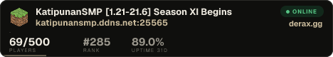 KatipunanSMP [1.21-21.6] Season XI Begins