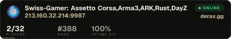 Swiss-Gamer: Assetto Corsa,Arma3,ARK,Rust,DayZ by.Swiss-Gamer