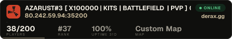 AZARUST#3 [ X100000 | KITS | BATTLEFIELD | PVP ] 05.10