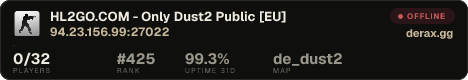 HL2GO.COM - Only Dust2 Public [EU]