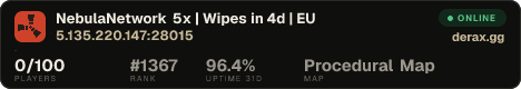NebulaNetwork 5x | Wipes in 4d | EU