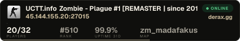 UCTT.info Zombie - Plague #1 [REMASTER | since 2013]