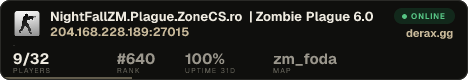 NightFallZM.Plague.ZoneCS.ro | Zombie Plague 6.0