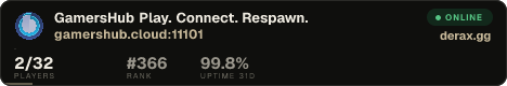 GamersHub · Play. Connect. Respawn.