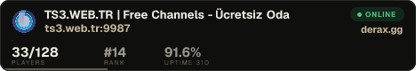 TS3.WEB.TR | Free Channels - Ücretsiz Oda