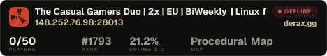 The Casual Gamers Duo | 2x | EU | BiWeekly | Linux friendly