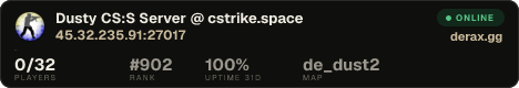 Dusty CS:S Server @ cstrike.space