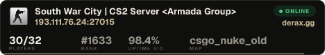 South War City | CS2 Server <Armada Group>