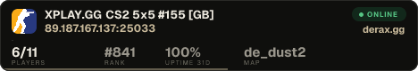 XPLAY.GG • CS2 5x5 #155 • [GB]