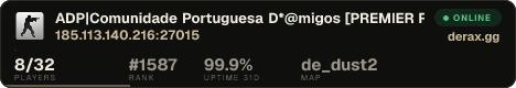 ADP|Comunidade Portuguesa D*@migos [PREMIER RATING CS2]
