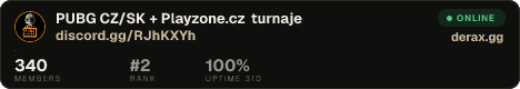 PUBG CZ/SK + Playzone.cz turnaje