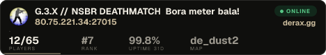 G.3.X // NSBR DEATHMATCH Bora meter bala! ︻┳═一