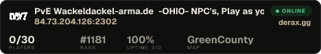 PvE Wackeldackel-arma.de -OHIO- NPC's, Play as you like