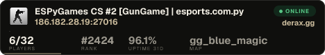 » ESPyGames CS #2 [GunGame] | esports.com.py