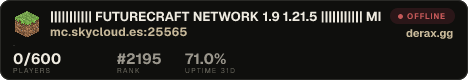 ||||||||||| FUTURECRAFT NETWORK 『1.9 ➪ 1.21.5』 ||||||||||| MINIJUEGOS ♛ Java y Bedrock ♛ SMP 1.21.4