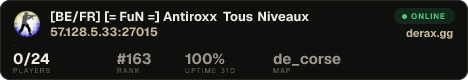 [BE/FR] [= FuN =] Antiroxx Tous Niveaux