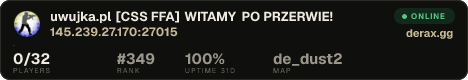 ██ ★ uwujka.pl ★ [CSS FFA] WITAMY PO PRZERWIE!