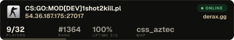 CS:GO:MOD[DEV]1shot2kill.pl