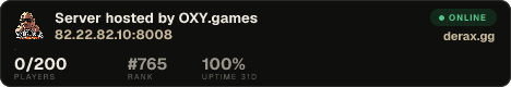 Server hosted by OXY.games