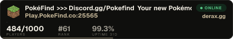 PokéFind >>> Discord.gg/Pokefind ❮❮☆ Your new Pokémon adventure awaits ☆❯❯