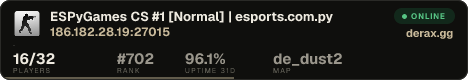 » ESPyGames CS #1 [Normal] | esports.com.py