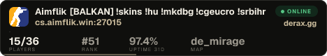 ▄ ▇ Aimflik [BALKAN] !skins !hu !mkdbg !cgeucro !srbihr